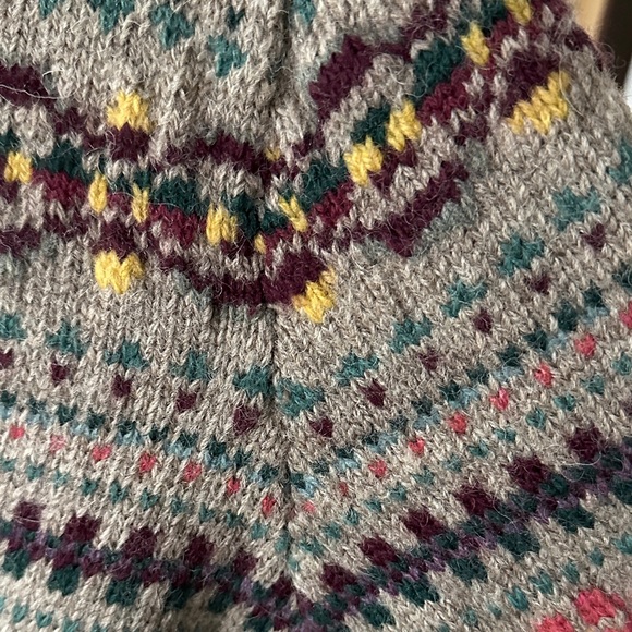 Lauren Ralph Lauren Multicolor Patterned Cardigan Vintage Hand knit - Picture 11 of 11